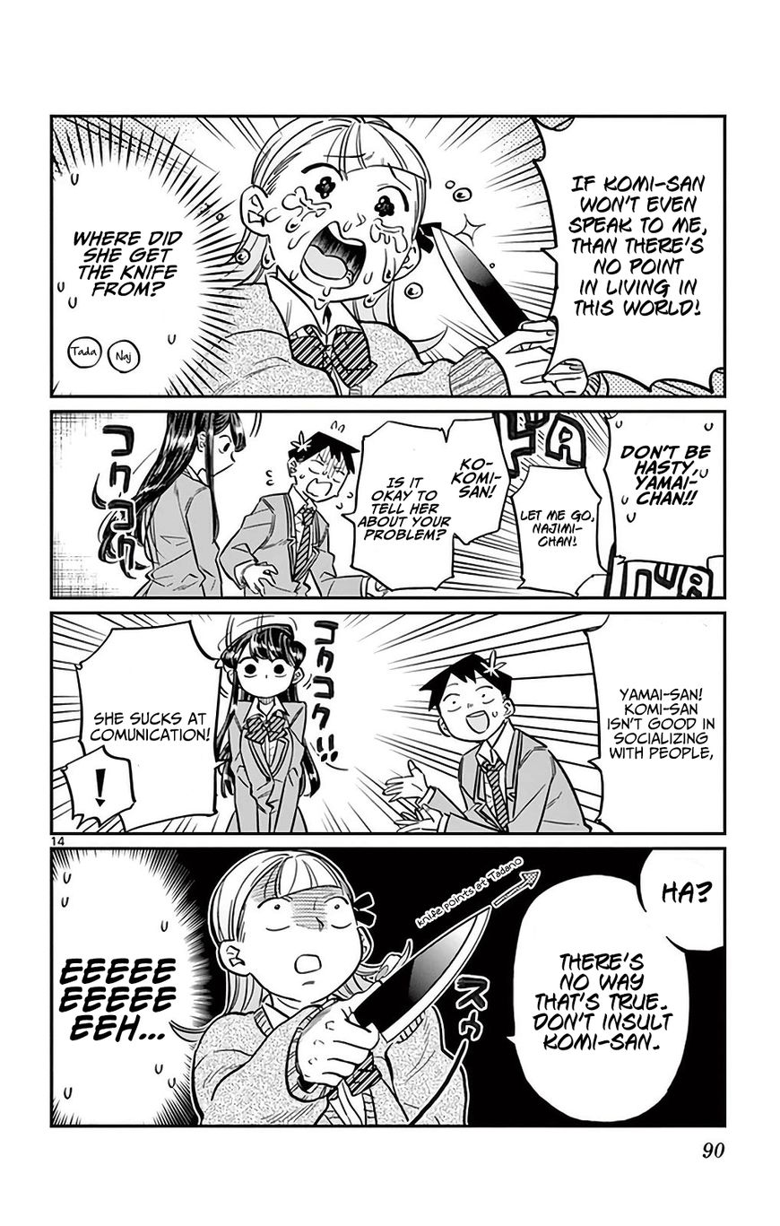 Komi-san wa Komyushou Desu Chapter 26 page 14 - Chapter 26