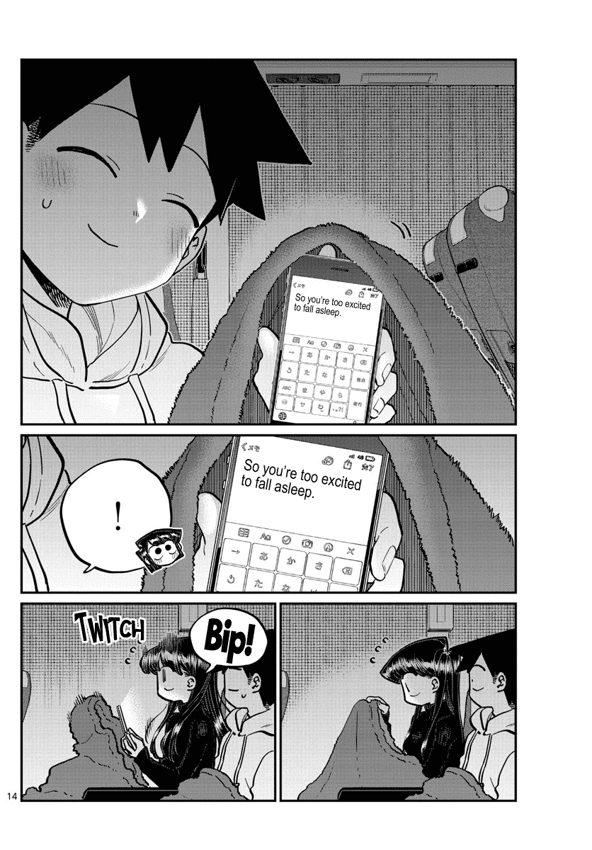 Komi-san wa Komyushou Desu Chapter 260 page 14 - Chapter 260: Can't Sleep