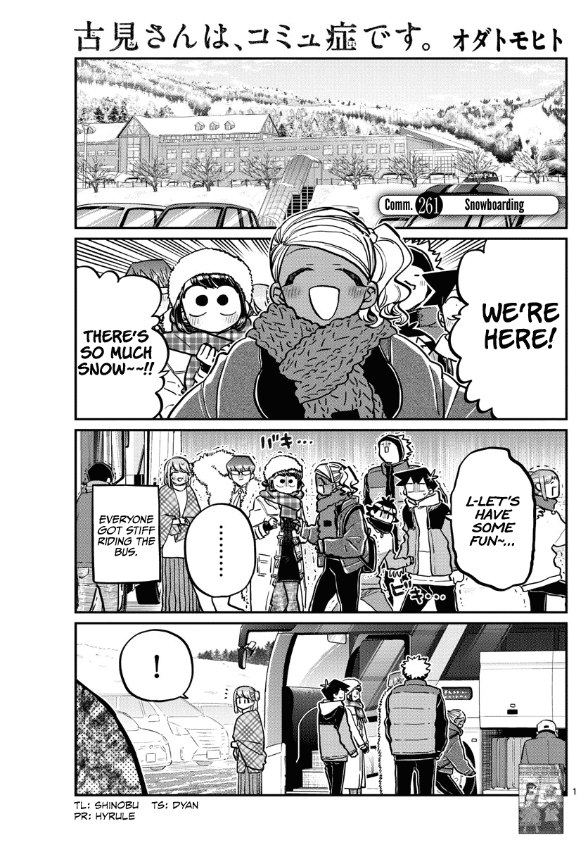 Komi-san wa Komyushou Desu Chapter 261 page 1 - Chapter 261: Snowboarding