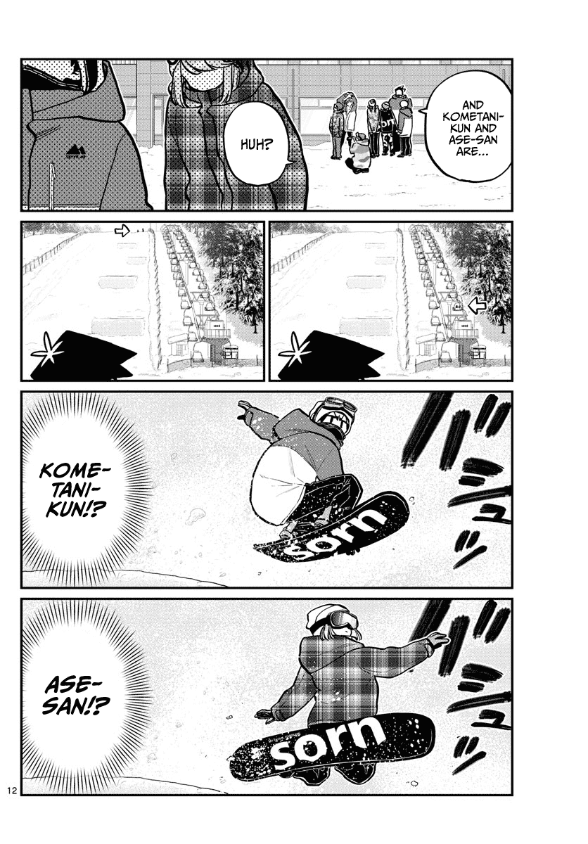 Komi-san wa Komyushou Desu Chapter 261 page 12 - Chapter 261: Snowboarding