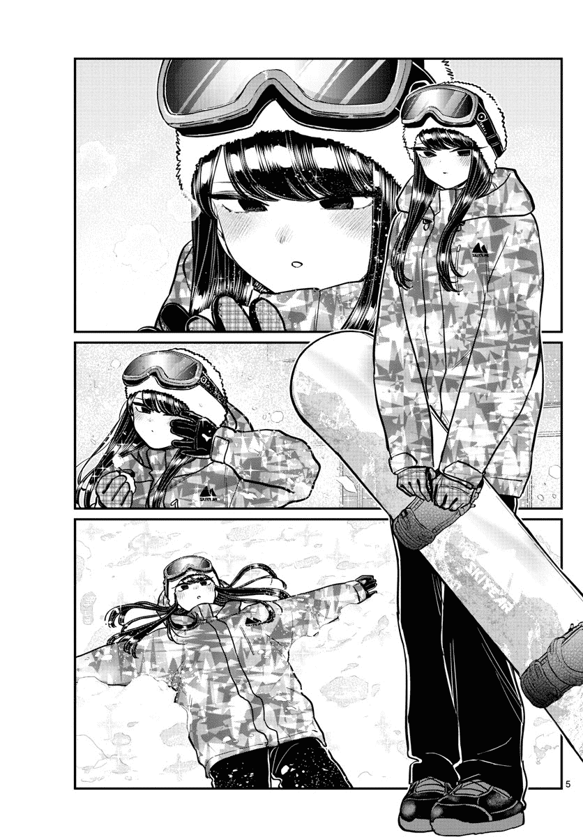 Komi-san wa Komyushou Desu Chapter 261 page 5 - Chapter 261: Snowboarding