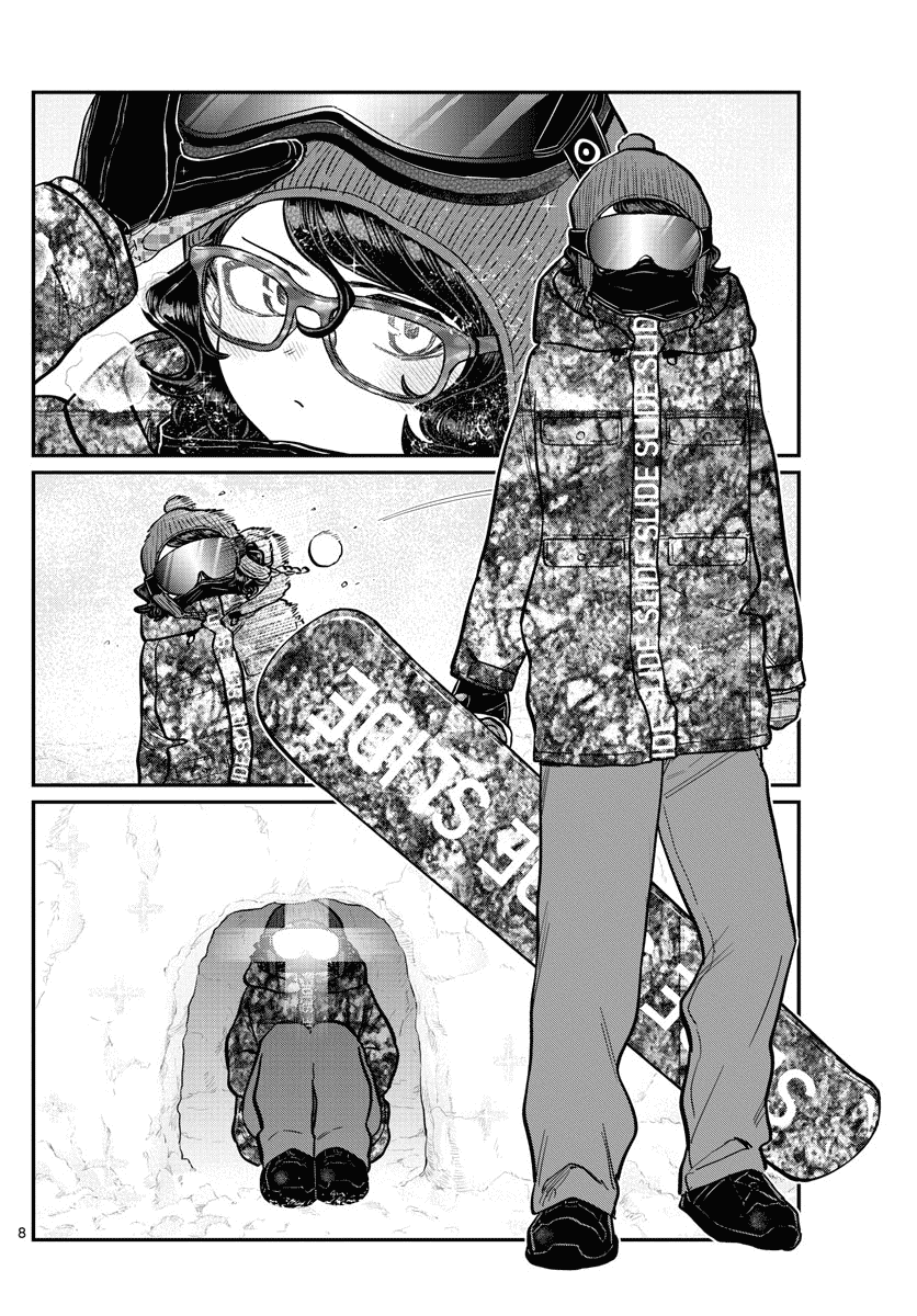 Komi-san wa Komyushou Desu Chapter 261 page 8 - Chapter 261: Snowboarding