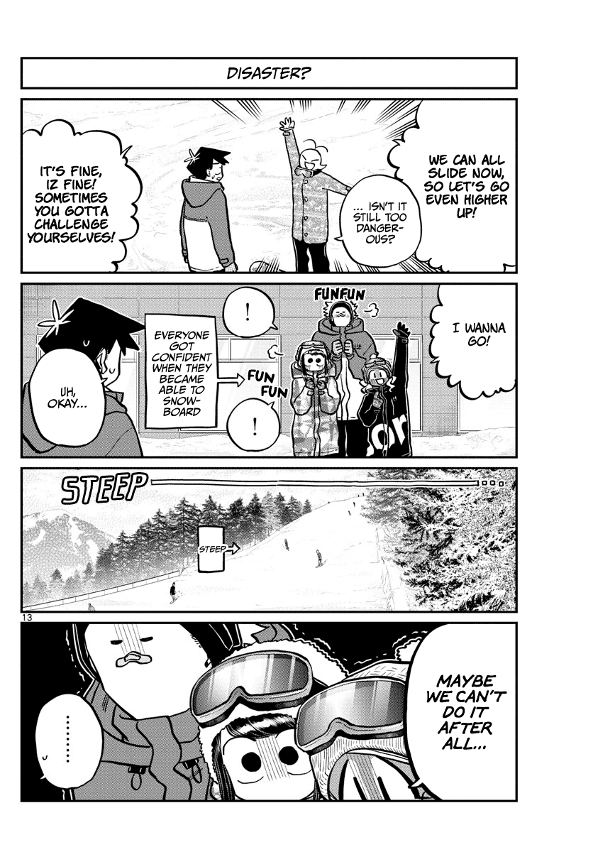 Komi-san wa Komyushou Desu Chapter 262 page 12 - Chapter 262: Snowboarding 2