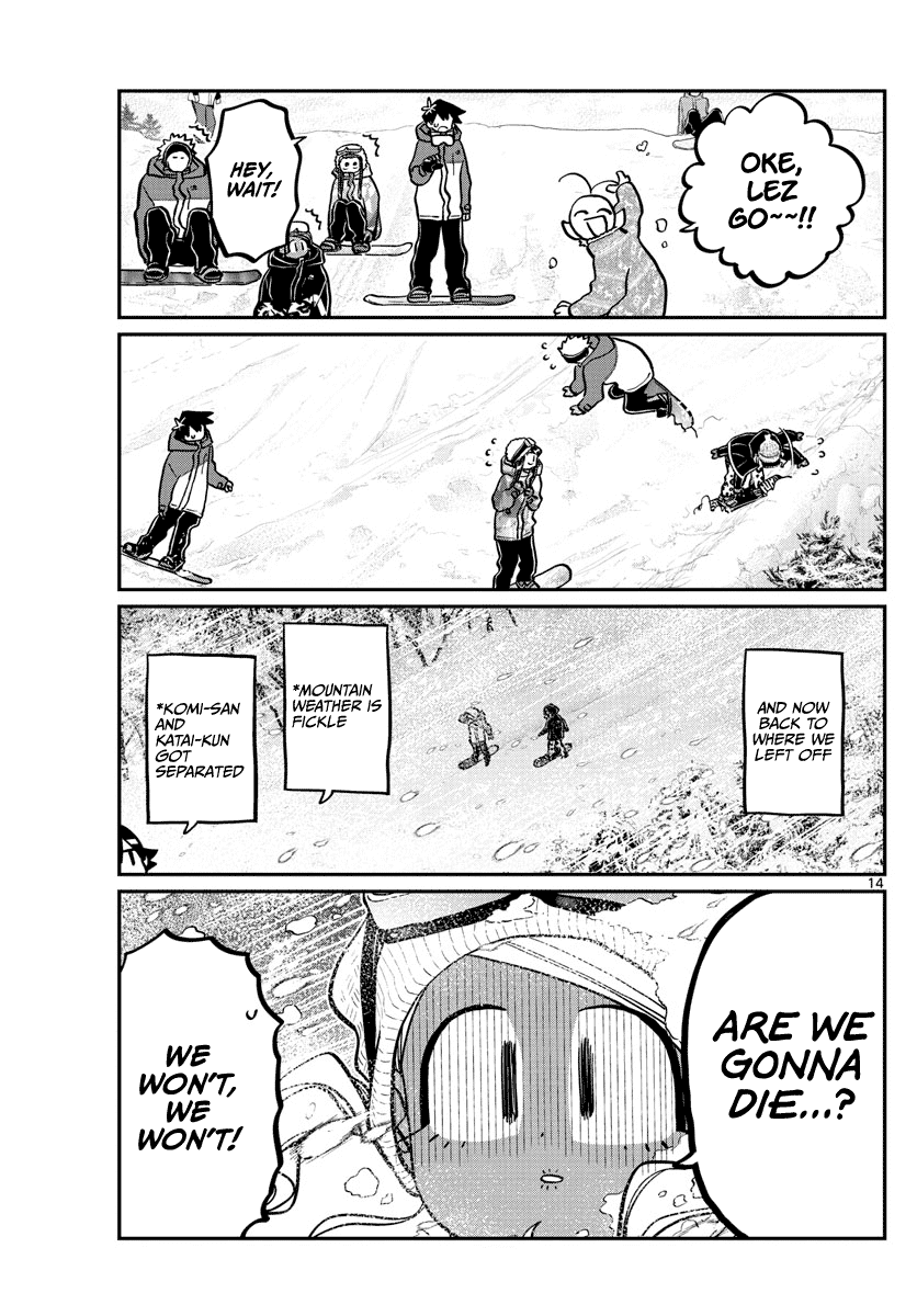 Komi-san wa Komyushou Desu Chapter 262 page 13 - Chapter 262: Snowboarding 2
