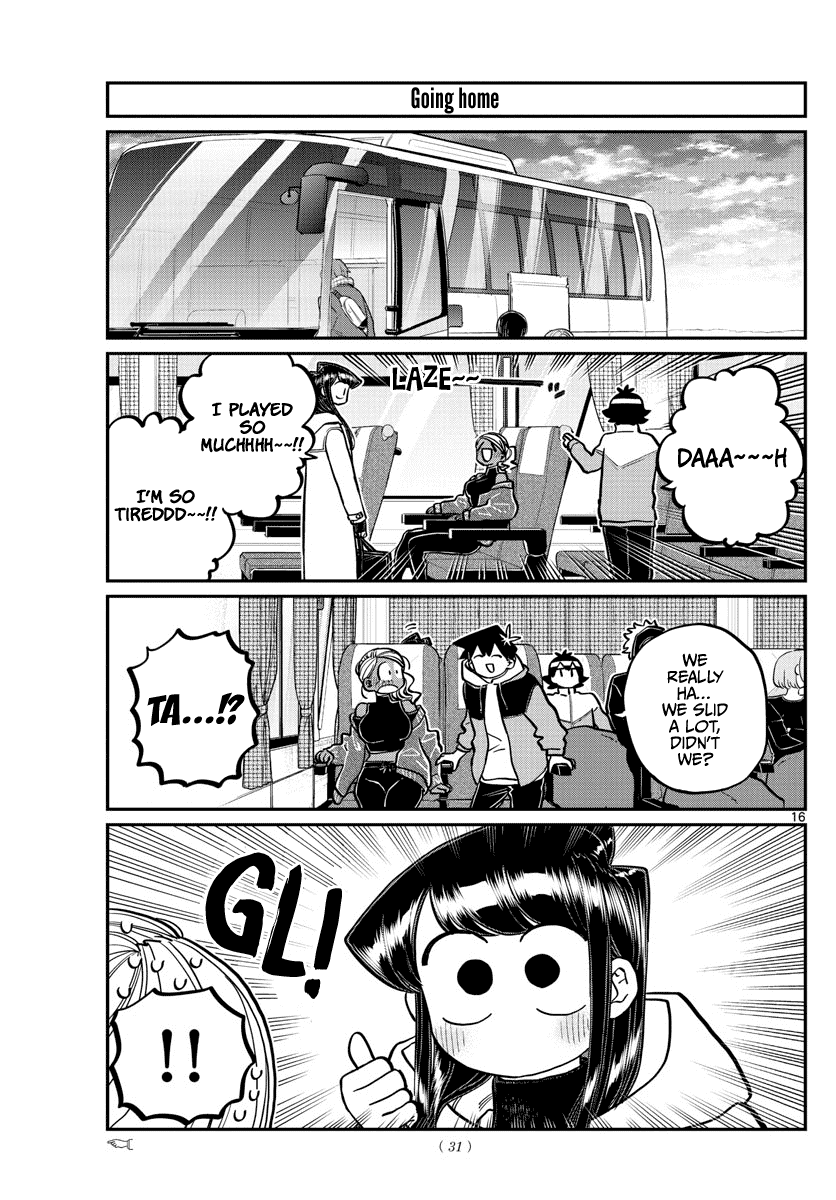 Komi-san wa Komyushou Desu Chapter 262 page 15 - Chapter 262: Snowboarding 2