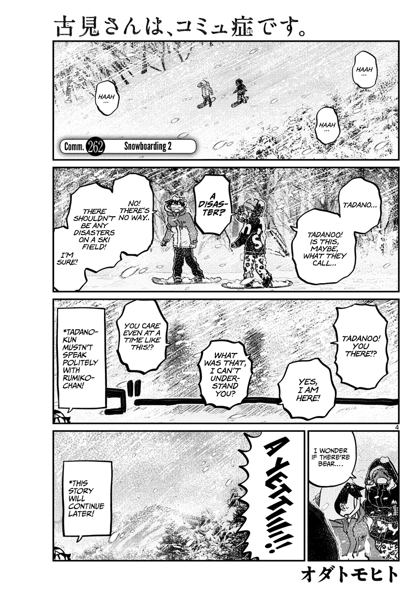 Komi-san wa Komyushou Desu Chapter 262 page 3 - Chapter 262: Snowboarding 2