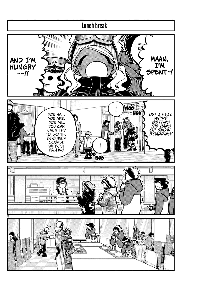 Komi-san wa Komyushou Desu Chapter 262 page 4 - Chapter 262: Snowboarding 2