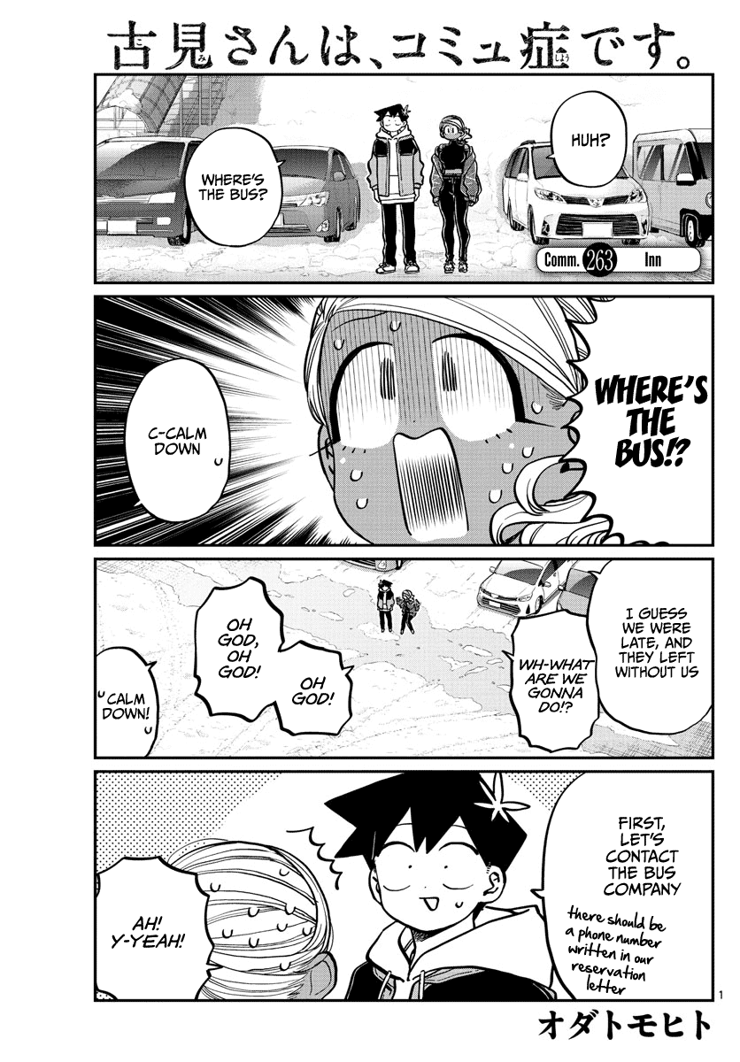 Komi-san wa Komyushou Desu Chapter 263 page 1 - Chapter 263: Inn