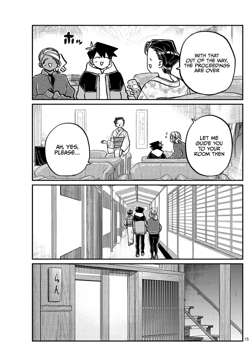 Komi-san wa Komyushou Desu Chapter 263 page 15 - Chapter 263: Inn