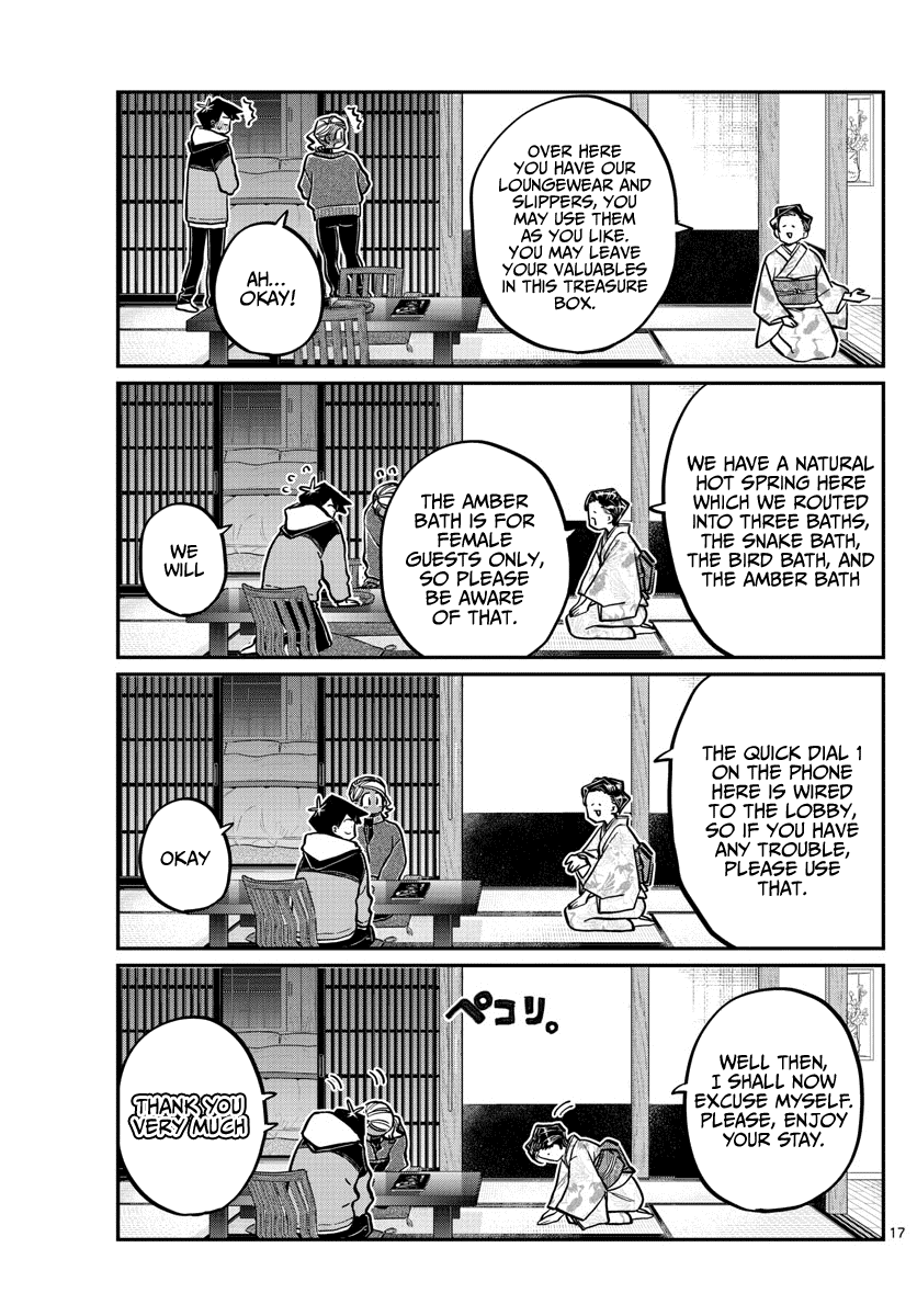 Komi-san wa Komyushou Desu Chapter 263 page 17 - Chapter 263: Inn