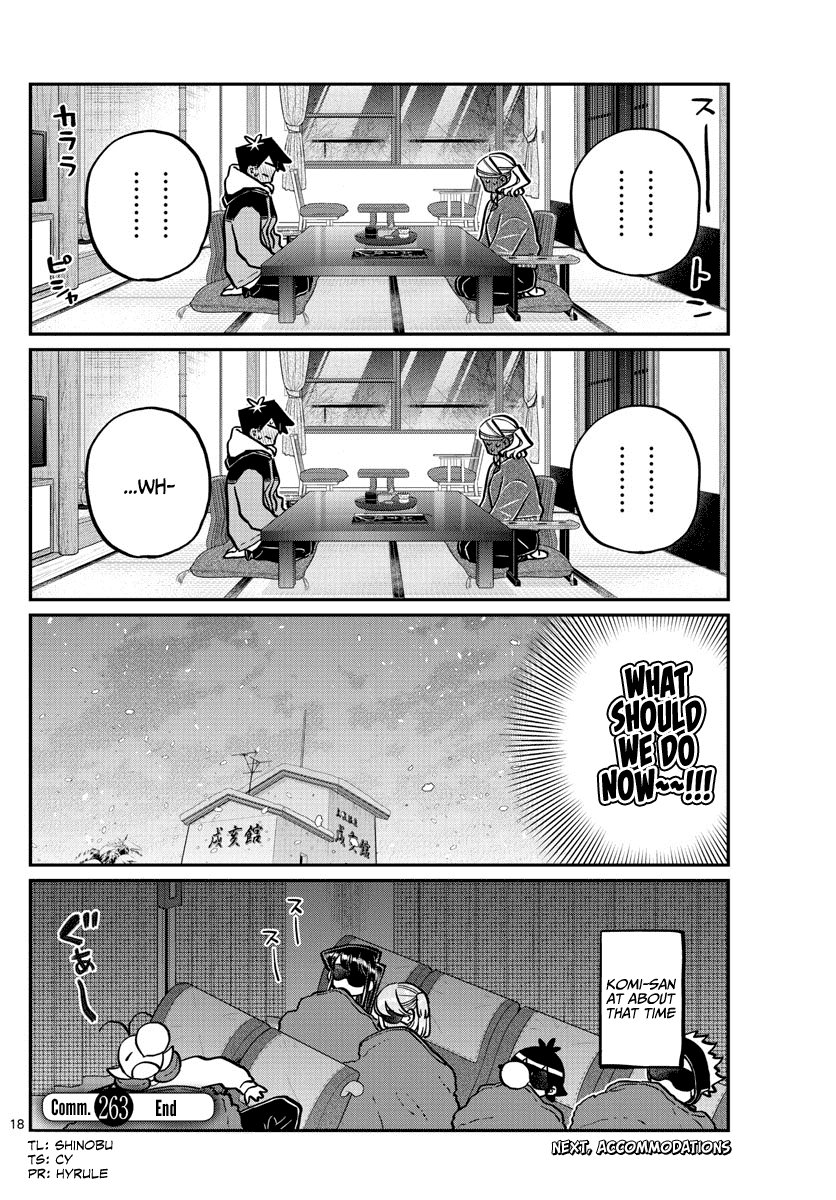 Komi-san wa Komyushou Desu Chapter 263 page 18 - Chapter 263: Inn