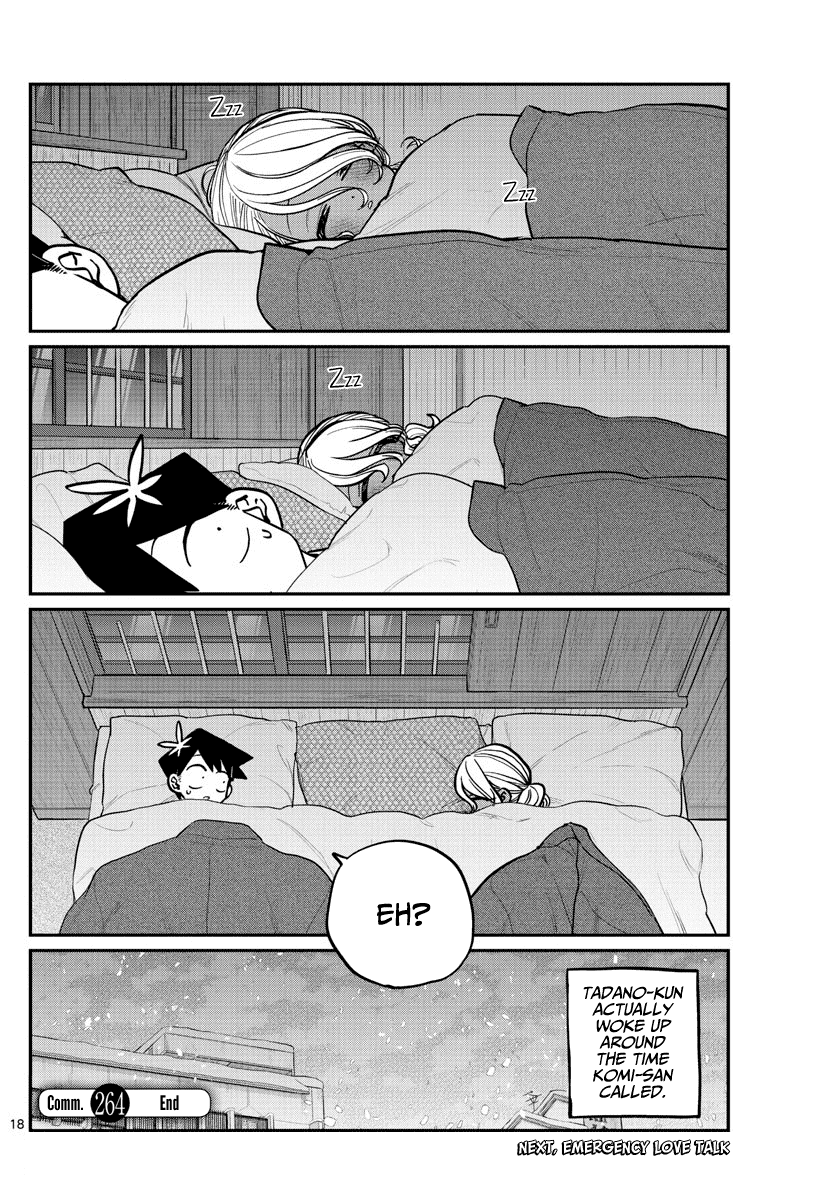 Komi-san wa Komyushou Desu Chapter 264 page 18 - Chapter 264: Inn 2