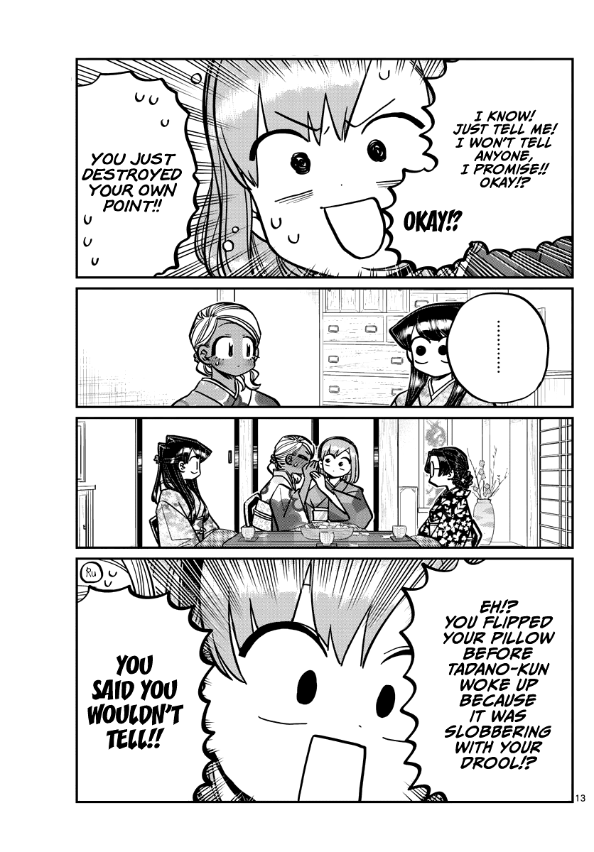 Komi-san wa Komyushou Desu Chapter 265 page 13 - Chapter 265: Girls meeting after the return.