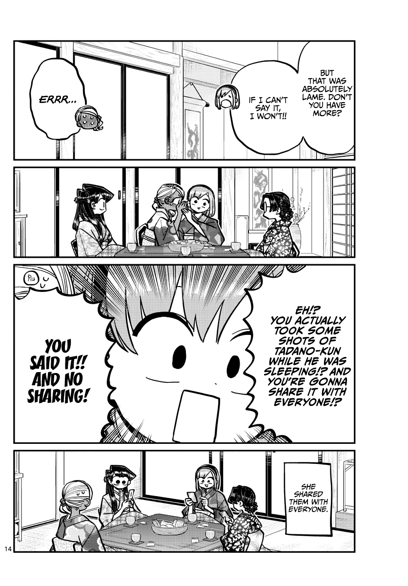 Komi-san wa Komyushou Desu Chapter 265 page 14 - Chapter 265: Girls meeting after the return.