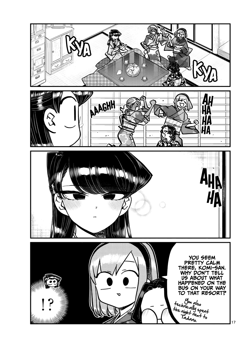 Komi-san wa Komyushou Desu Chapter 265 page 17 - Chapter 265: Girls meeting after the return.