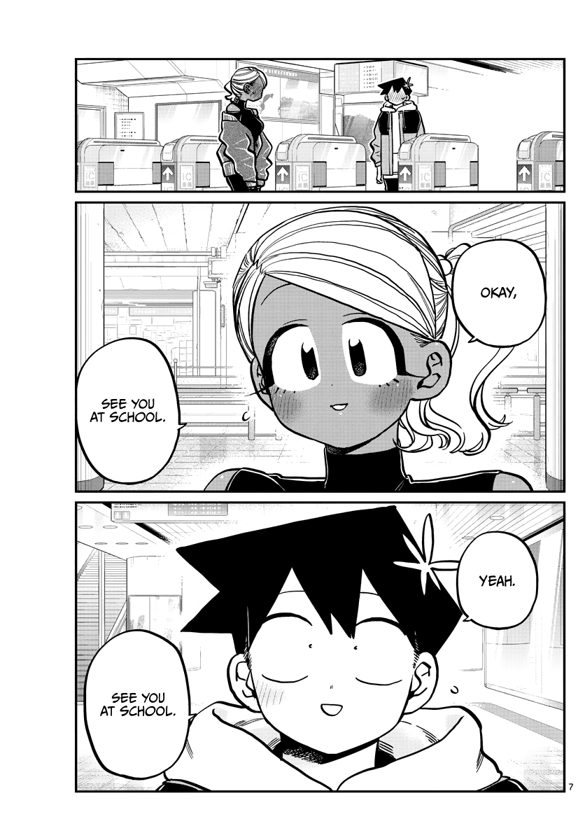 Komi-san wa Komyushou Desu Chapter 265 page 7 - Chapter 265: Girls meeting after the return.