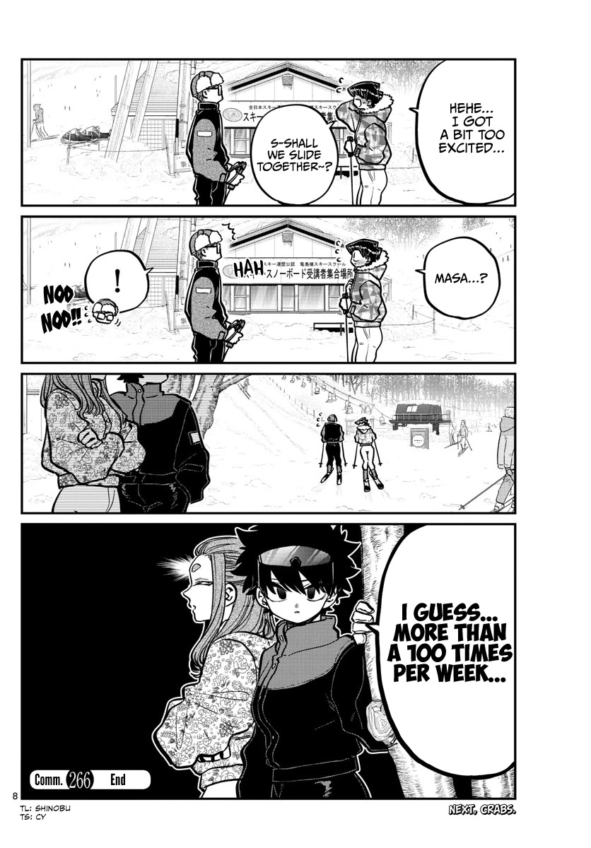 Komi-san wa Komyushou Desu Chapter 266 page 7 - Chapter 266: Dad and Mom skiing