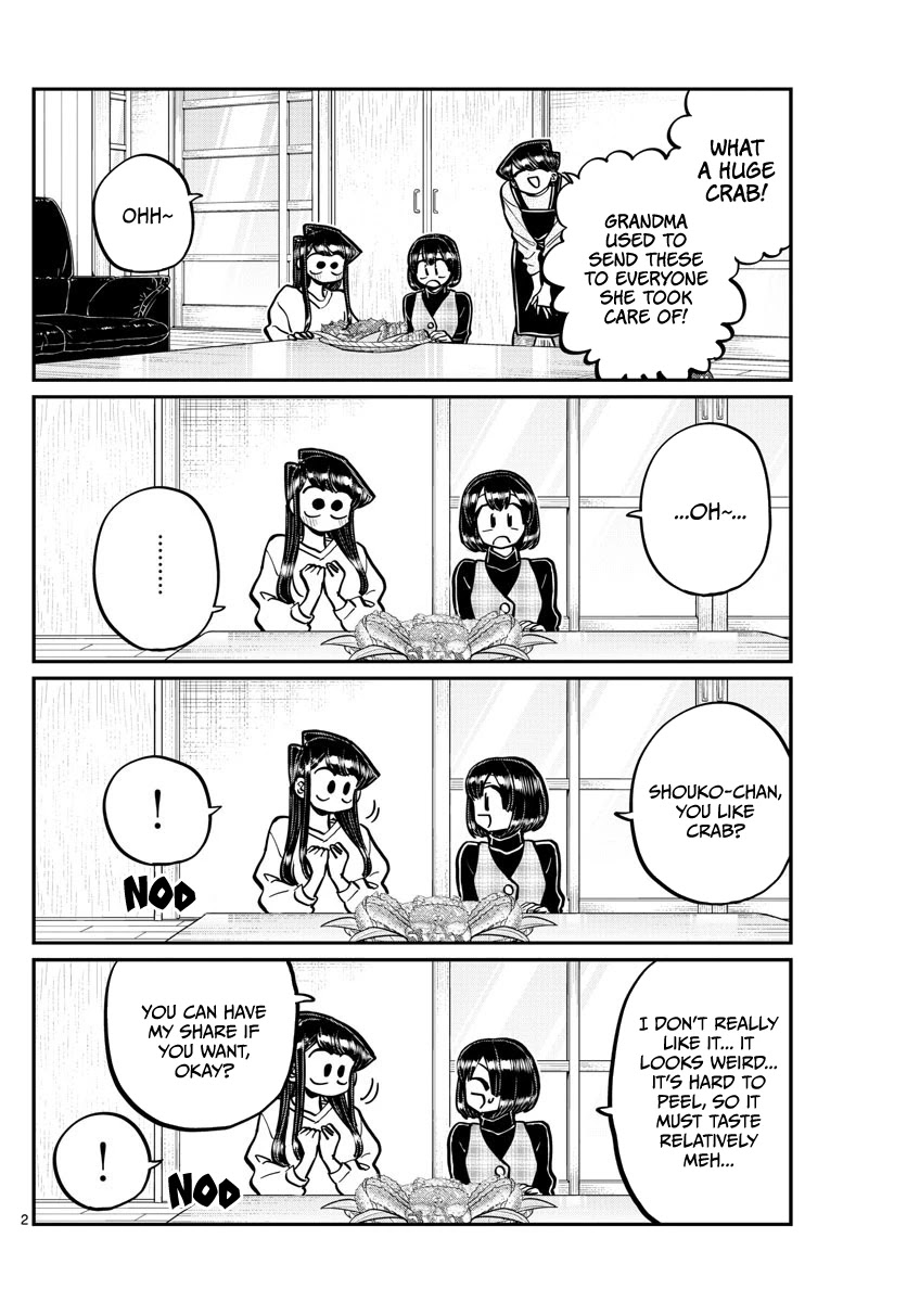 Komi-san wa Komyushou Desu Chapter 267 page 2 - Chapter 267: Crab