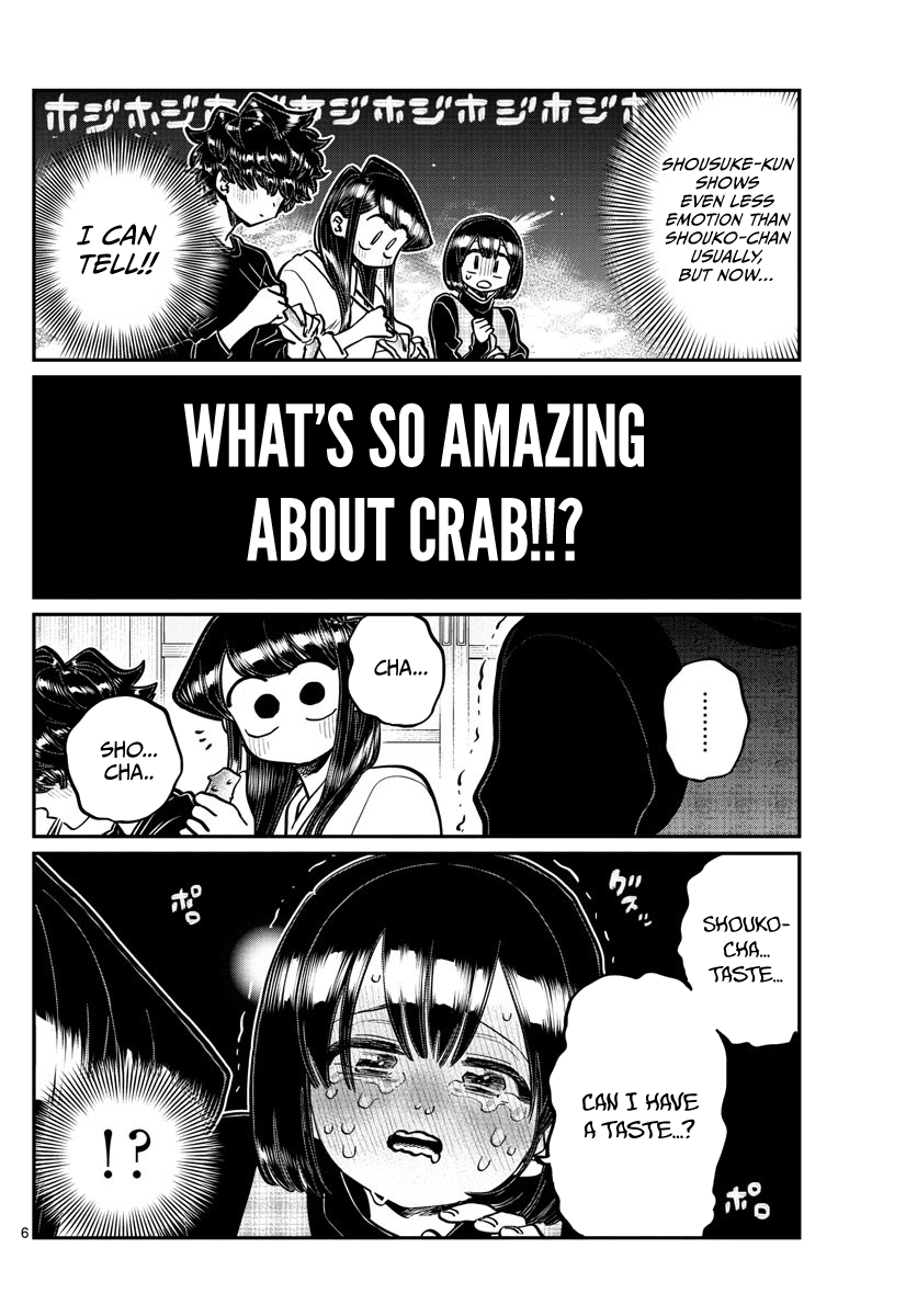 Komi-san wa Komyushou Desu Chapter 267 page 6 - Chapter 267: Crab
