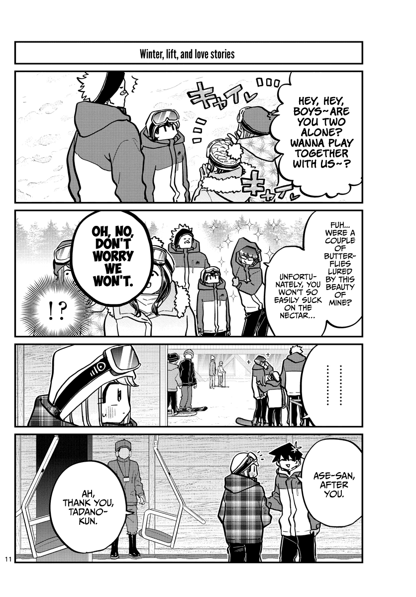 Komi-san wa Komyushou Desu Chapter 268 page 11 - Chapter 268: Talking About Skiing