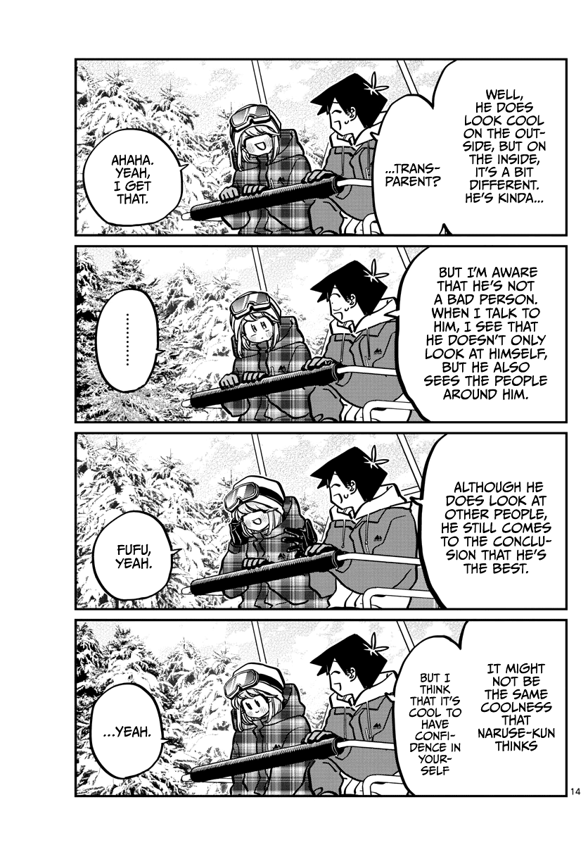 Komi-san wa Komyushou Desu Chapter 268 page 14 - Chapter 268: Talking About Skiing