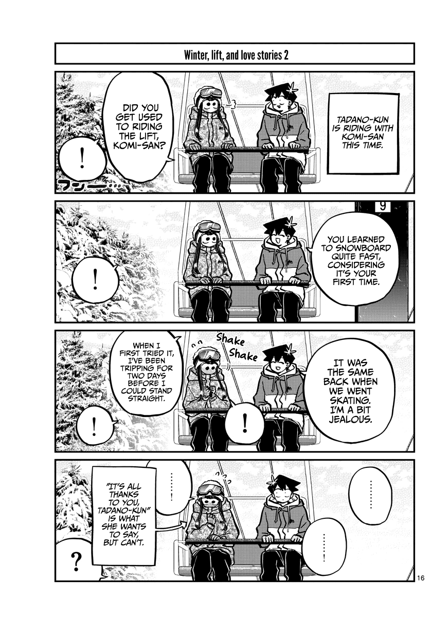 Komi-san wa Komyushou Desu Chapter 268 page 16 - Chapter 268: Talking About Skiing