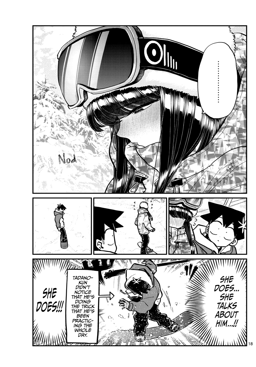 Komi-san wa Komyushou Desu Chapter 268 page 18 - Chapter 268: Talking About Skiing
