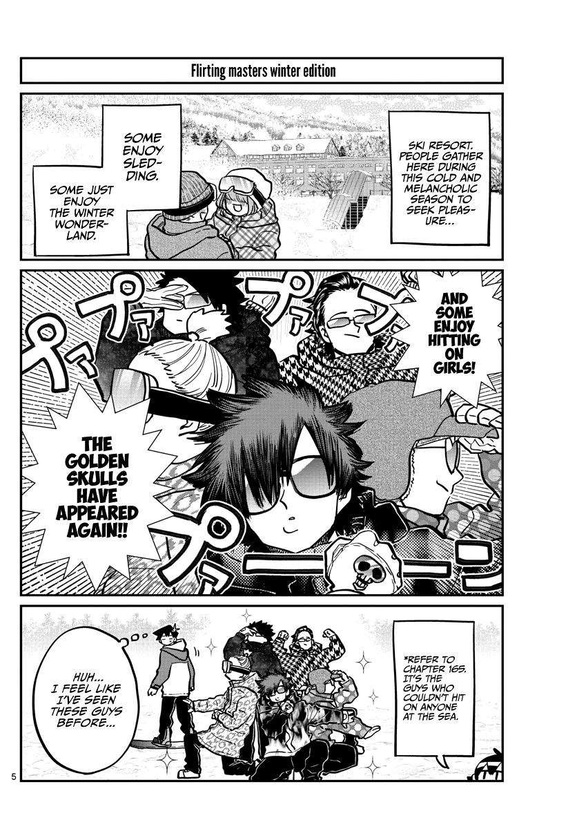 Komi-san wa Komyushou Desu Chapter 268 page 5 - Chapter 268: Talking About Skiing