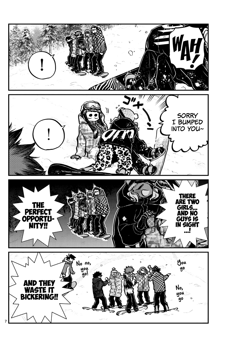 Komi-san wa Komyushou Desu Chapter 268 page 7 - Chapter 268: Talking About Skiing