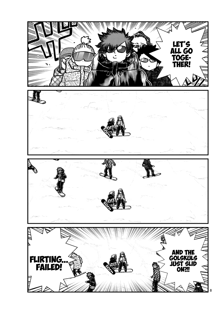 Komi-san wa Komyushou Desu Chapter 268 page 8 - Chapter 268: Talking About Skiing
