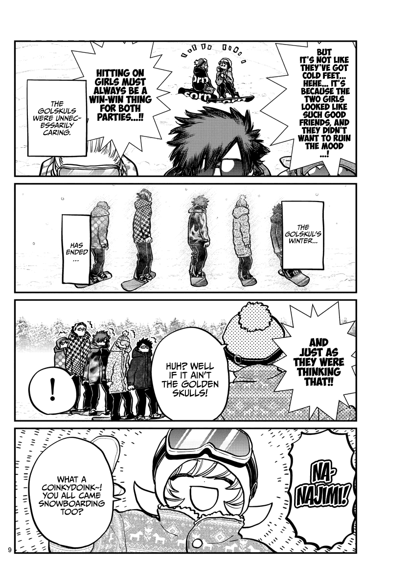 Komi-san wa Komyushou Desu Chapter 268 page 9 - Chapter 268: Talking About Skiing