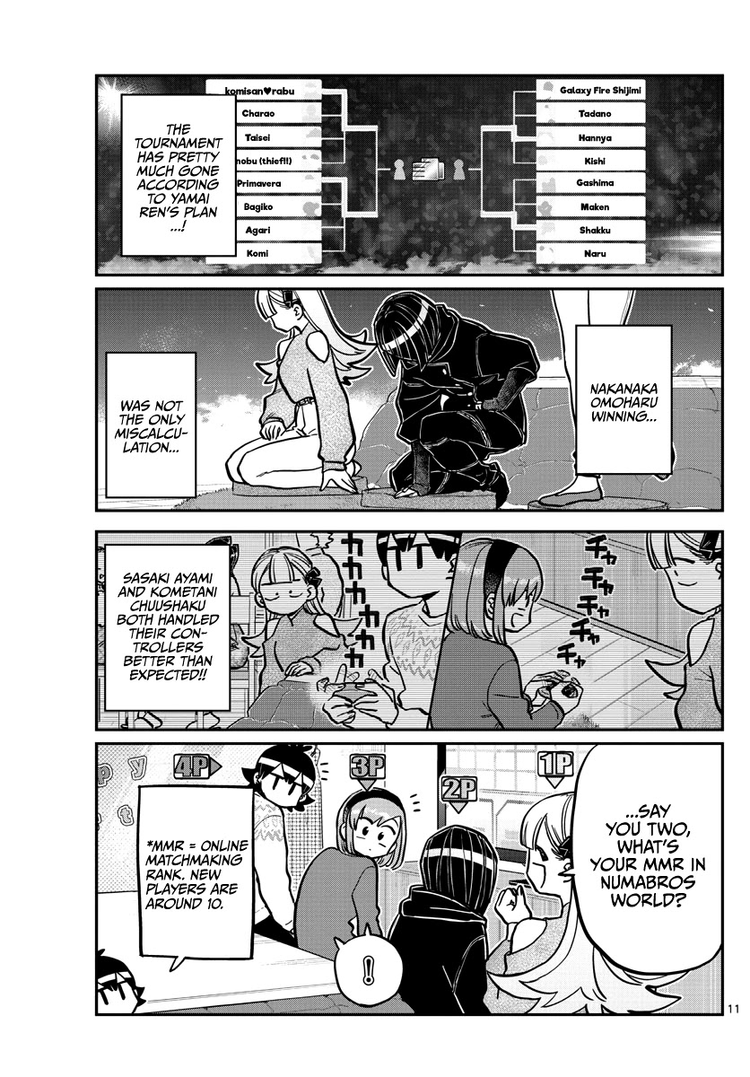 Komi-san wa Komyushou Desu Chapter 270 page 11 - Chapter 270: NumaBros Tournament