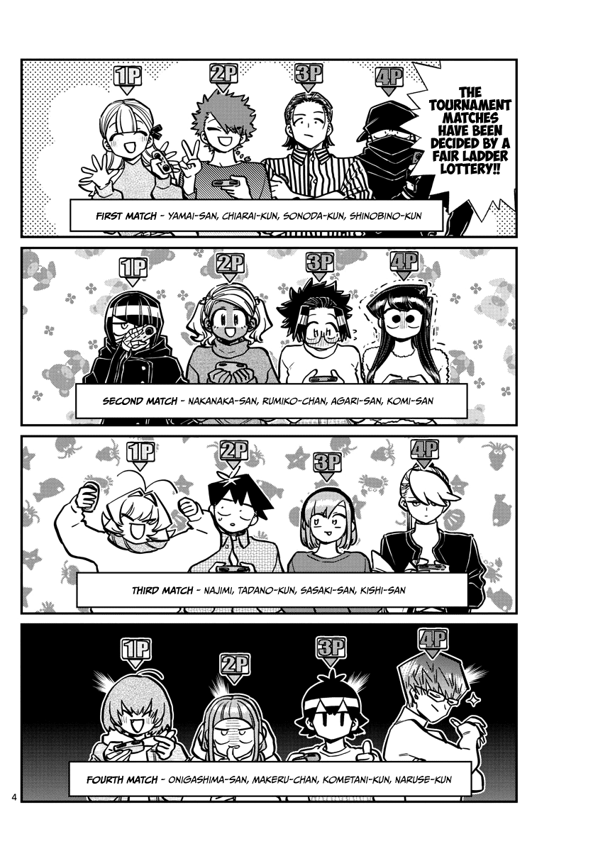 Komi-san wa Komyushou Desu Chapter 270 page 4 - Chapter 270: NumaBros Tournament