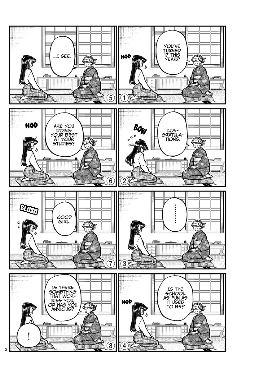 Komi-san wa Komyushou Desu Chapter 271 page 2 - Chapter 271: End of Year Report