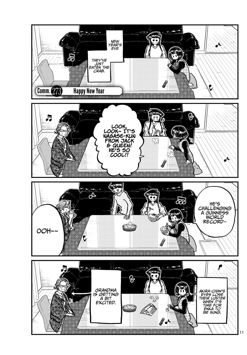 Komi-san wa Komyushou Desu Chapter 273 page 1 - Chapter 273: Happy New Year