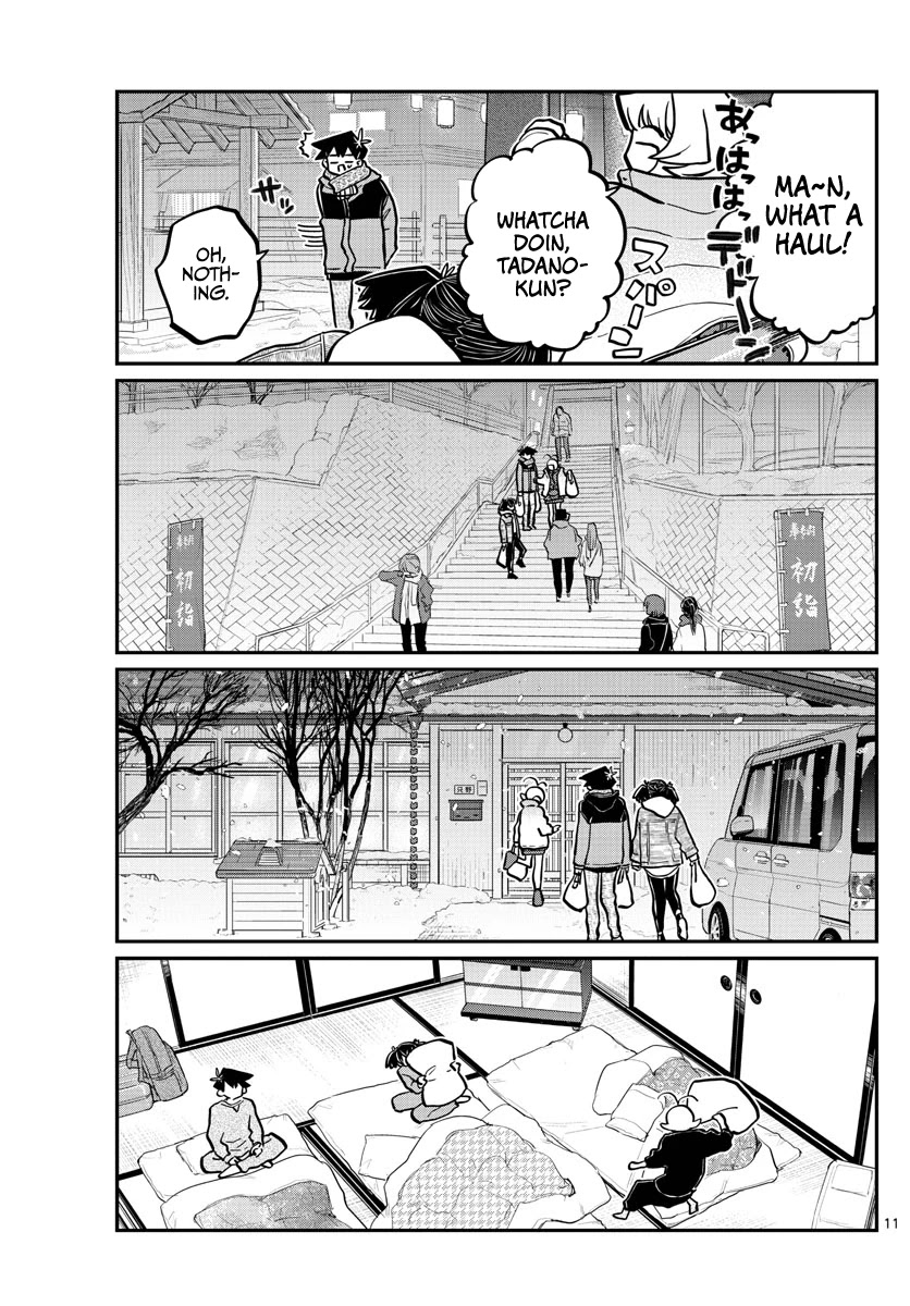 Komi-san wa Komyushou Desu Chapter 274 page 11 - Chapter 274: End of the Year You Can't Laugh at.