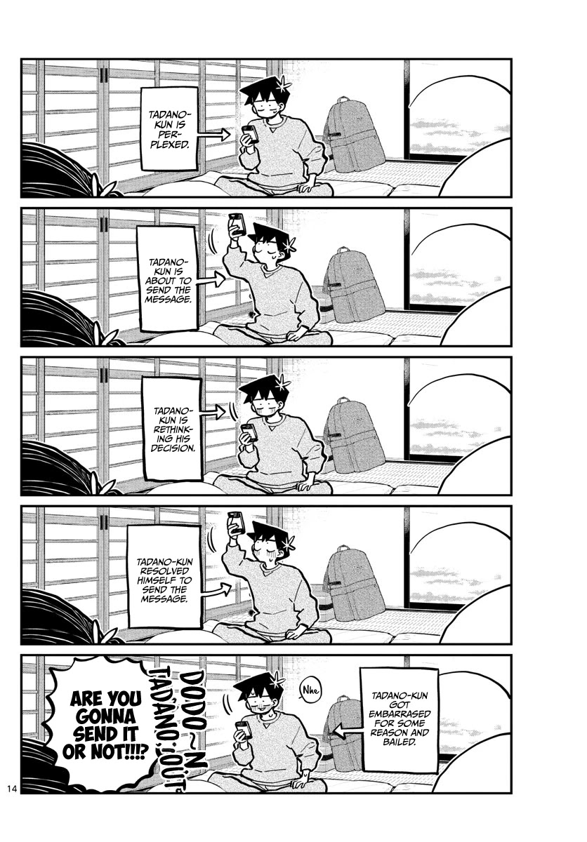 Komi-san wa Komyushou Desu Chapter 274 page 14 - Chapter 274: End of the Year You Can't Laugh at.
