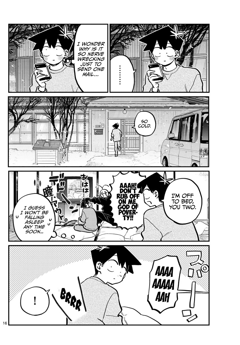 Komi-san wa Komyushou Desu Chapter 274 page 16 - Chapter 274: End of the Year You Can't Laugh at.