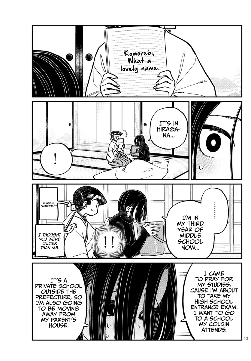 Komi-san wa Komyushou Desu Chapter 275 page 13 - Chapter 275: Shut In