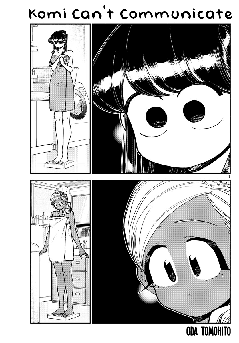 Komi-san wa Komyushou Desu Chapter 276 page 1 - Chapter 276: Getting fat over New Years... mumble mumble