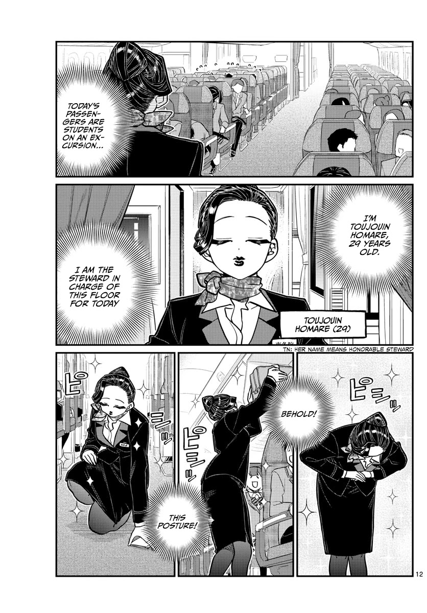 Komi-san wa Komyushou Desu Chapter 278 page 12 - Chapter 278: Boarding
