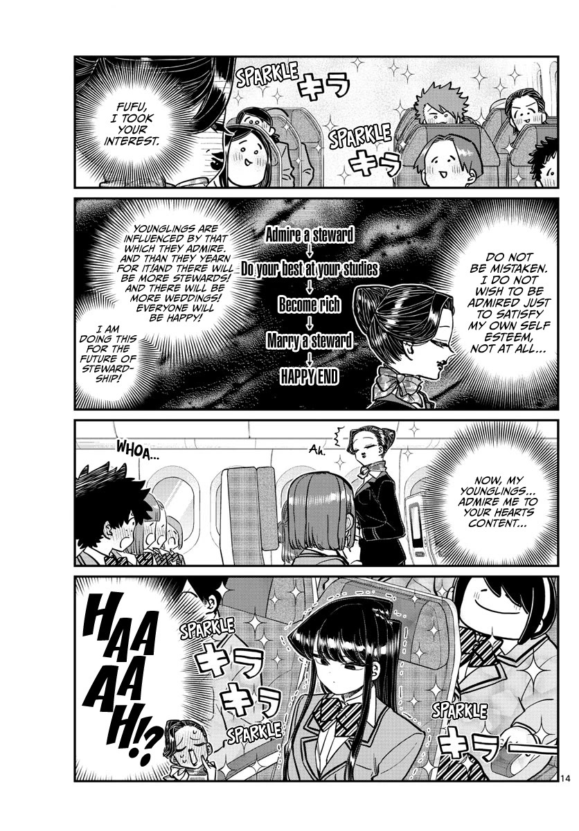 Komi-san wa Komyushou Desu Chapter 278 page 14 - Chapter 278: Boarding