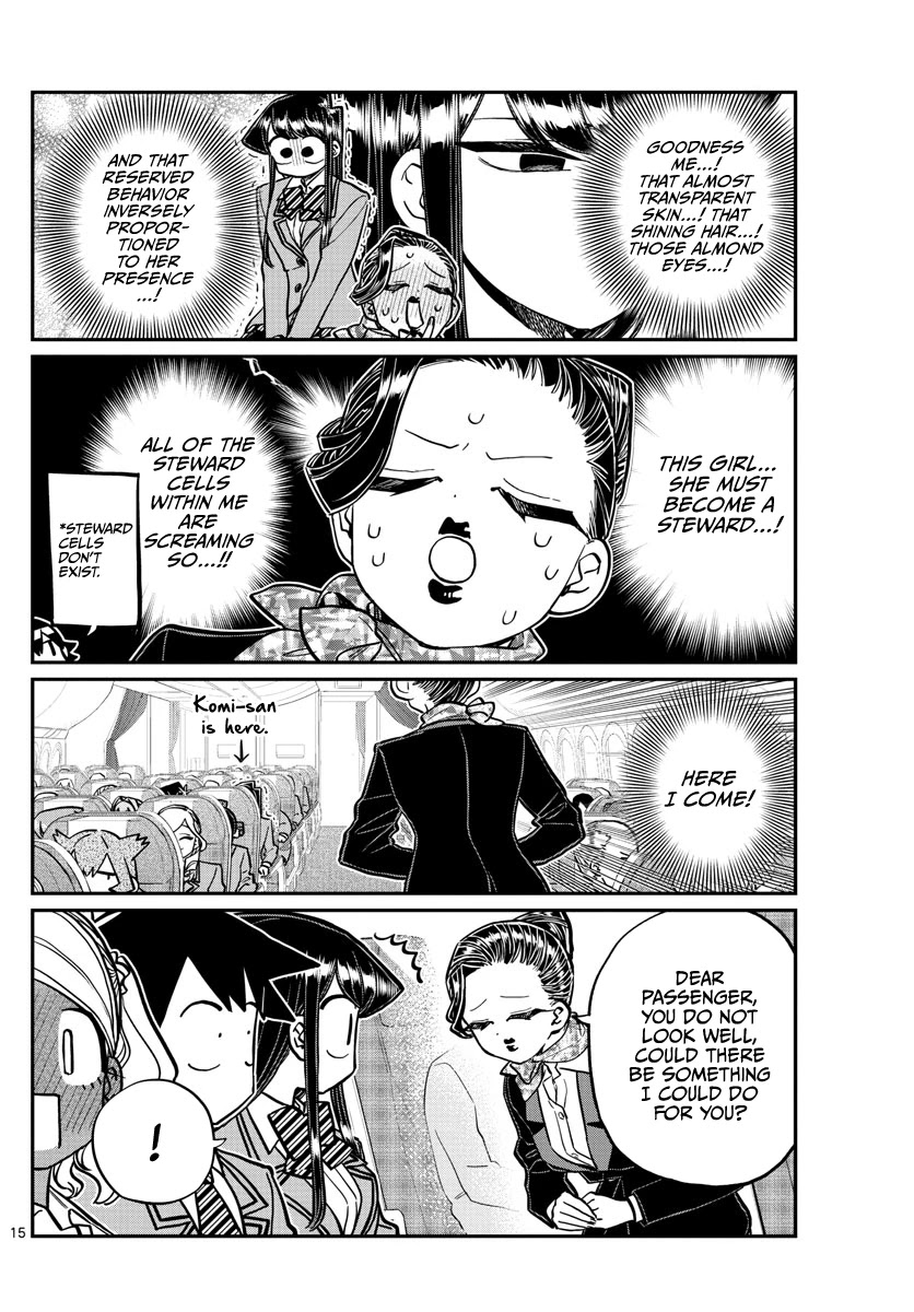 Komi-san wa Komyushou Desu Chapter 278 page 15 - Chapter 278: Boarding