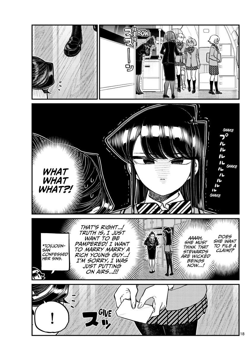 Komi-san wa Komyushou Desu Chapter 278 page 18 - Chapter 278: Boarding