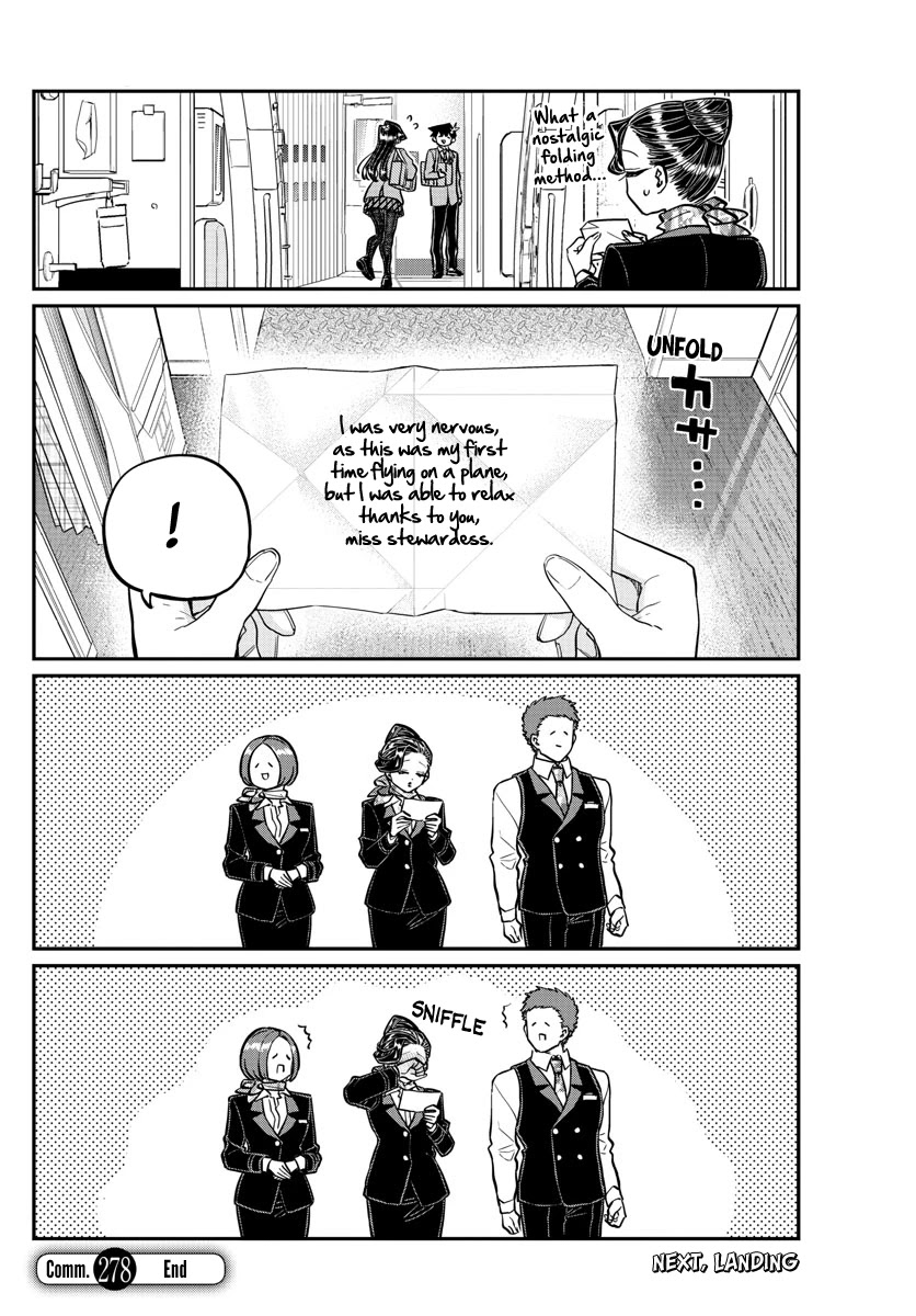 Komi-san wa Komyushou Desu Chapter 278 page 19 - Chapter 278: Boarding