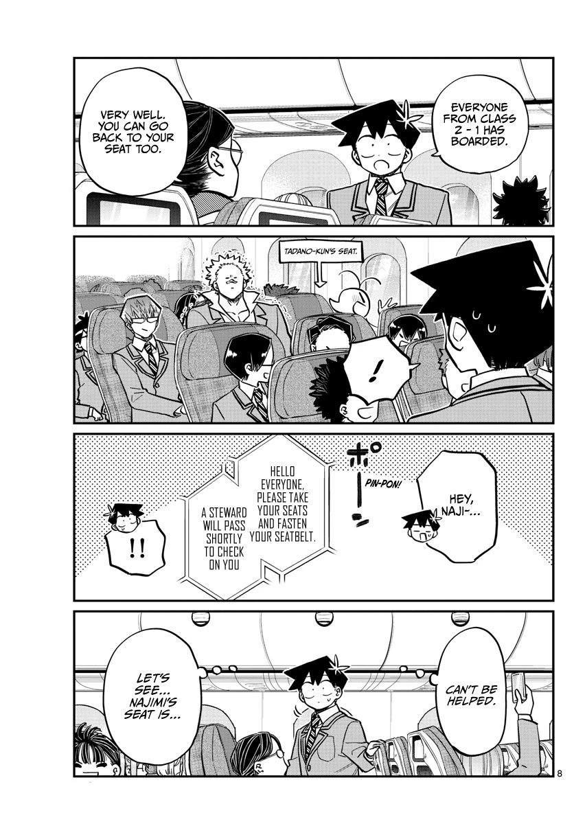Komi-san wa Komyushou Desu Chapter 278 page 8 - Chapter 278: Boarding