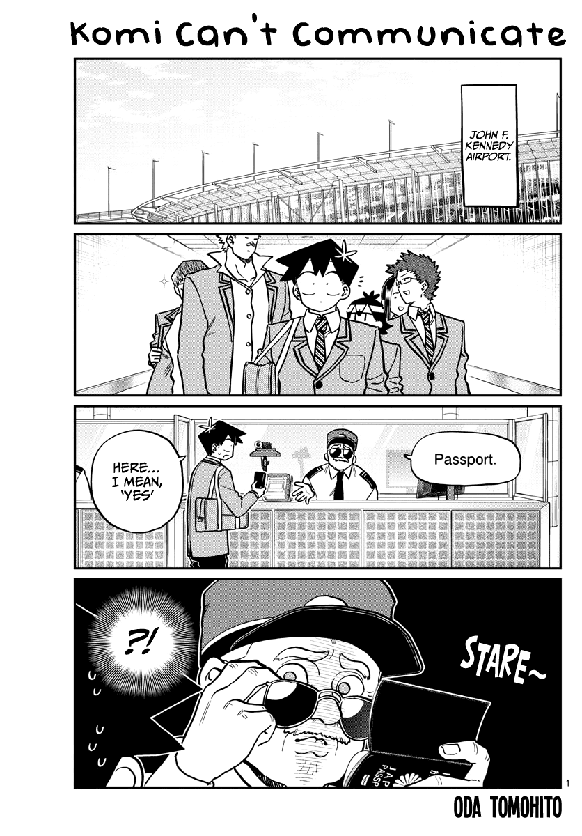 Komi-san wa Komyushou Desu Chapter 279 page 1 - Chapter 279: America
