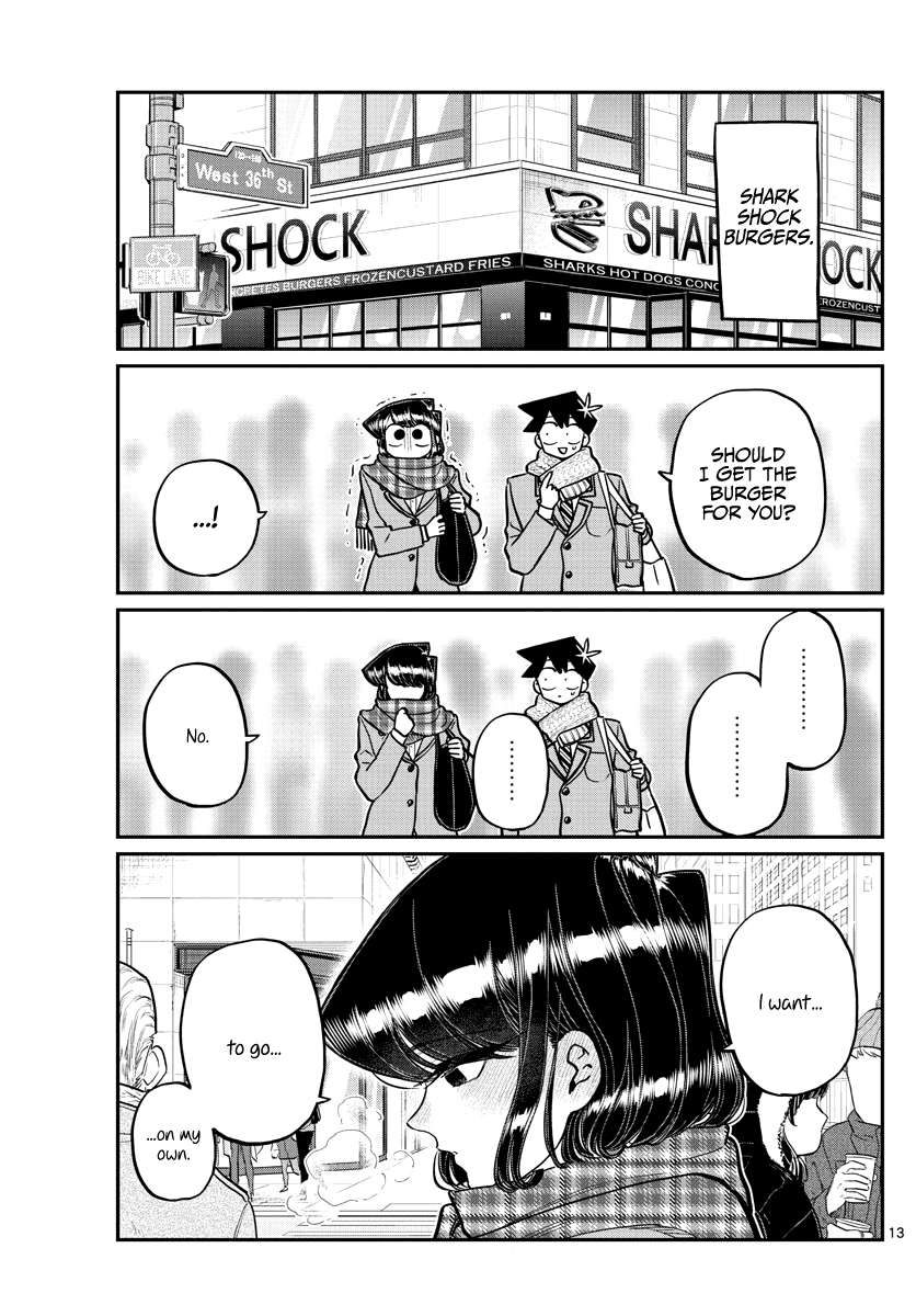 Komi-san wa Komyushou Desu Chapter 279 page 13 - Chapter 279: America