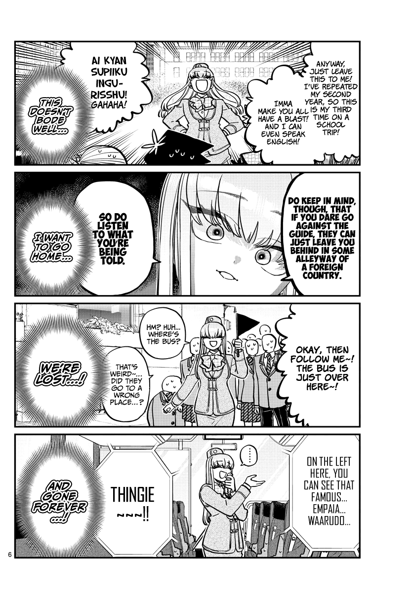 Komi-san wa Komyushou Desu Chapter 279 page 6 - Chapter 279: America