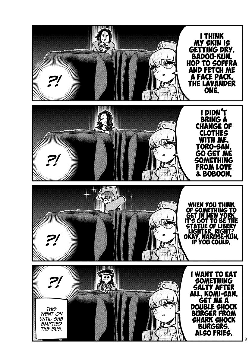Komi-san wa Komyushou Desu Chapter 279 page 9 - Chapter 279: America